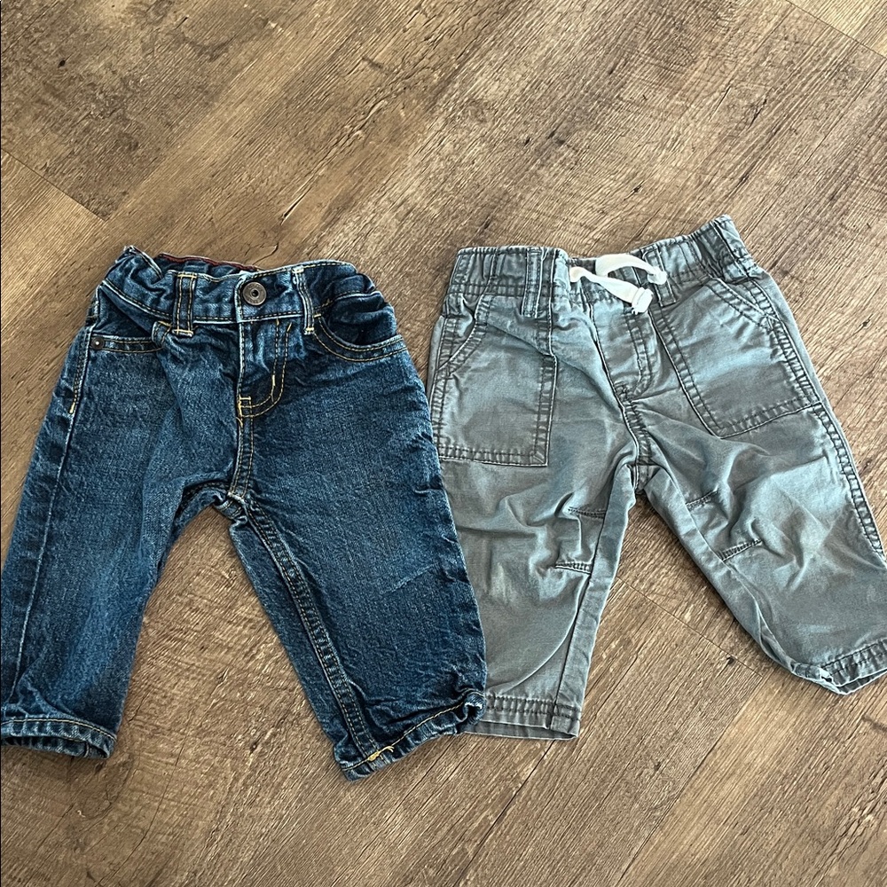 OshKosh B'gosh Kids Denim and Gray Jeans Set